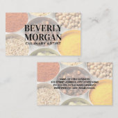 Kruiden en specerijen in blikjes visitekaartje (Voorkant / Achterkant)