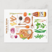 Kruiden en specerijen in Vietnamese Briefkaarten v (Voorkant)