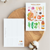 Kruiden en specerijen in Vietnamese Briefkaarten v