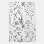 Kruiden en specerijen keukenhanddoek (Verticaal)