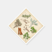 Kruiden en specerijen Napkins Servet (Hoek)