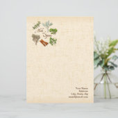 Kruiden en specerijen — Papier Gepersonaliseerd Briefhoofd (Staand voorkant)