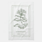 Kruiden en specerijen Plant Kaneel Groen Theedoek (Verticaal)