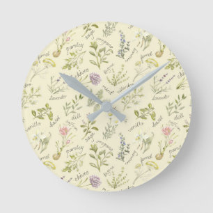 Kruiden en specerijen ronde klok