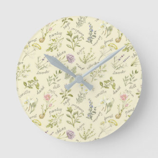 Kruiden en specerijen ronde klok