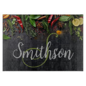 Kruiden en specerijen snijplank (Voorkant)