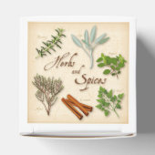 Kruiden en specerijen voor fornuizen bedankdoosjes (Bovenkant)