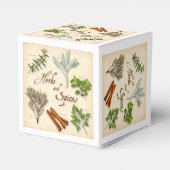 Kruiden en specerijen voor fornuizen bedankdoosjes (Achterkant)