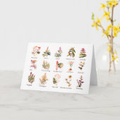 Kruiden en specerijen Wenskaarten Kaart (Gele Bloem)