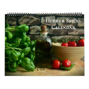 Kruiden- en specerijkalender in groot formaat kalender