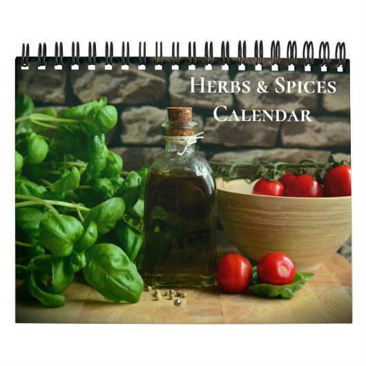 Kruiden- en specerijkalender in klein formaat kalender (Hoes)