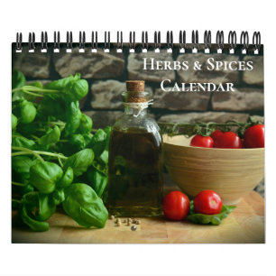 Kruiden- en specerijkalender in klein formaat kalender