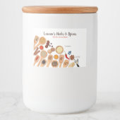  kruiden- en specerijlabels voedselcontainer etiket (Voorkant)