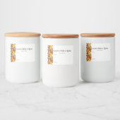 kruiden- en specerijlabels voedselcontainer etiket (Flessen)