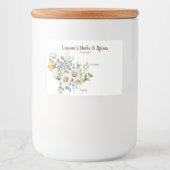  kruiden- en specerijlabels voedselcontainer etiket (Voorkant)