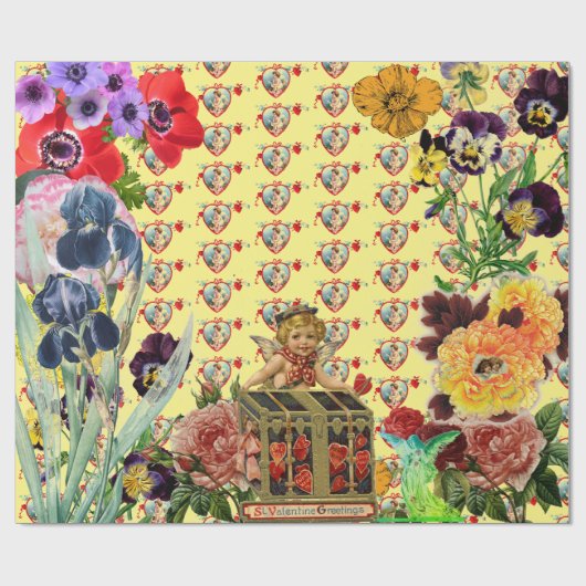 KRUIDEN EN STROOMSTROOMPAPIER CADEAUPAPIER (Vlak)