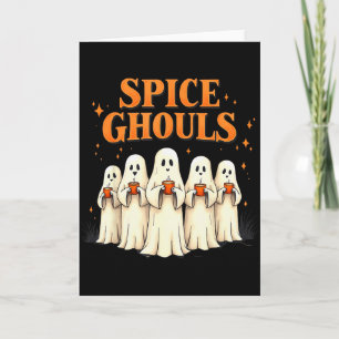 Kruiden Geesten Grappig Halloween Geest Pompoen Vr Kaart