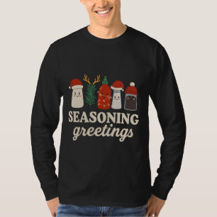 Kruiden Groeten Punny Koken Vakantie Grafisch T-shirt