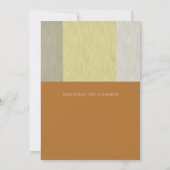 Kruiden is leuk typografie bruidsfeest modern kaart (Achterkant)