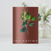 Kruiden Italiaans Chef Eten Duurzaamheid BROWN Kaart (Staand voorkant)