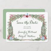 Kruiden Keltische Salie & Kristallen Bewaar de Dat Save The Date (Voorkant / Achterkant)