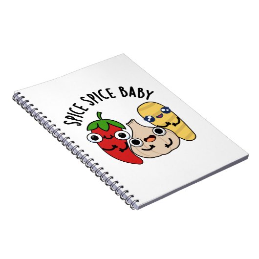 Kruiden Kruiden Baby Grappig Eten Grappen  Notitieboek (Rechterzijde)