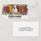 Kruiden kruiden | chef-kok visitekaartje (Voorkant / Achterkant)