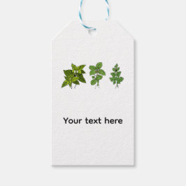 Kruiden, kruidenthema cadeaulabel