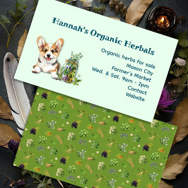 Kruiden Kruidkundige Healing Botanicals Corgi Visitekaartje