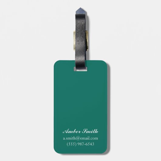 Kruiden Magazine Omslag Bagagelabel (Achterkant verticaal)