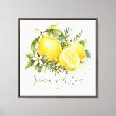 Kruiden Met Liefde Canvas Afdruk (Voorkant)