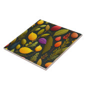 Kruiden Ontwerp Keramische Tegel Tegeltje (Zijkant)