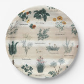 Kruiden Planten Flowers Papieren Bordje (Voorkant)