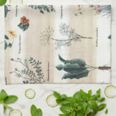Kruiden Planten Flowers Theedoek (Gevouwen)