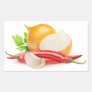 Kruiden Rechthoekige Sticker