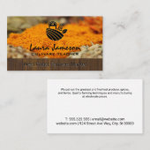 Kruiden & specerijen Boeren Markt Visitekaartje (Voorkant / Achterkant)