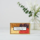 Kruiden & Specerijen | Gouden Lijst Visitekaartje (Staand voorkant)