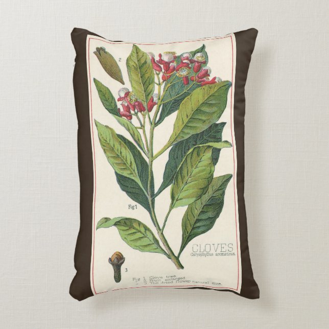  kruiden specerijen, handschoenen, Plant Accent Kussen (Voorkant(Verticaal))