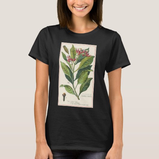  kruiden specerijen, handschoenen, Plant T-shirt (Voorkant)