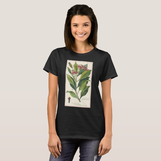  kruiden specerijen, handschoenen, Plant T-shirt (Voorkant volledig)