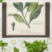  kruiden specerijen, handschoenen, Plant Theedoek (Gevouwen)