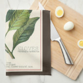  kruiden specerijen, handschoenen, Plant Theedoek (Quarter Fold)