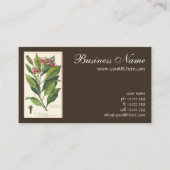 kruiden specerijen, handschoenen, Plant Visitekaartje (Voorkant)