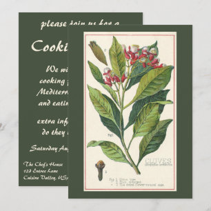 Kruiden Specerijen, Kruidnagels Plant Kaart