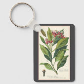 Kruiden Specerijen, Kruidnagels Plant Sleutelhanger (Voorkant)