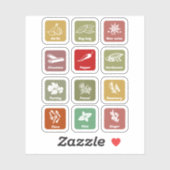 Kruiden & Spice Jar Labels voor Uw Pantry Sticker (Vel)