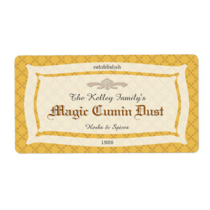 Kruiden & Spice U Pick Kleur Product met Datum Etiket