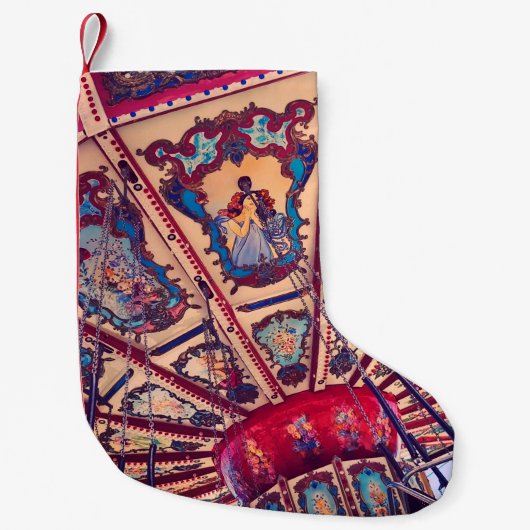 kruiden Swing Fairground Ride Kleine Kerstsok (Voorkant)