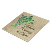 Kruiden Tegeltje (Zijkant)