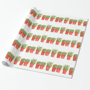 Kruiden tijm rozemarijnmunt cadeaupapier